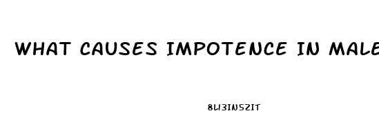 What Causes Impotence In Males