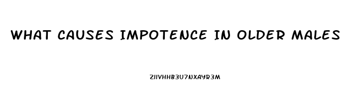 What Causes Impotence In Older Males