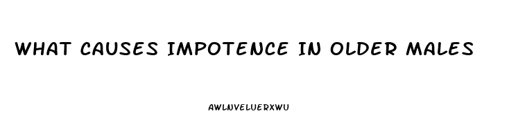 What Causes Impotence In Older Males