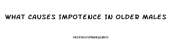 What Causes Impotence In Older Males