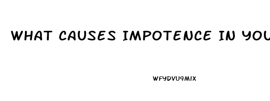 What Causes Impotence In Young Males