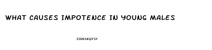 What Causes Impotence In Young Males