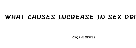 What Causes Increase In Sex Drive