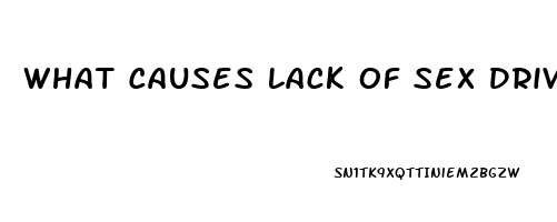 What Causes Lack Of Sex Drive In Males