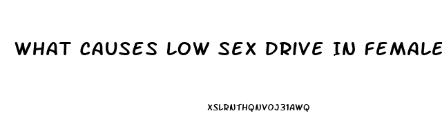 What Causes Low Sex Drive In Females