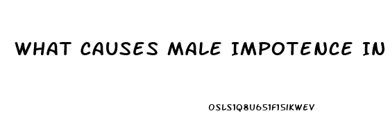 What Causes Male Impotence In Young Men