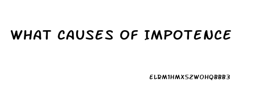 What Causes Of Impotence