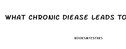 What Chronic Diease Leads To Loss Of Sex Drive In Men