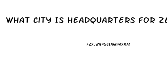 What City Is Headquarters For Zero Population Growth And The Impotence Institution Of America