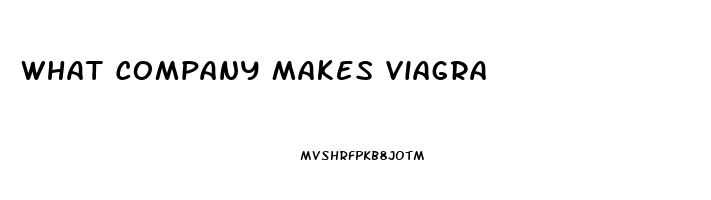 What Company Makes Viagra