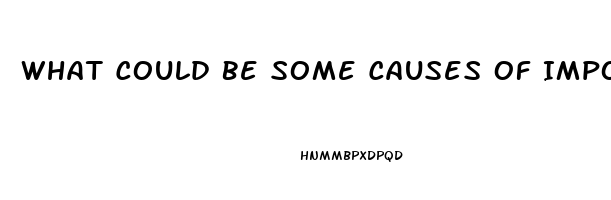 What Could Be Some Causes Of Impotence