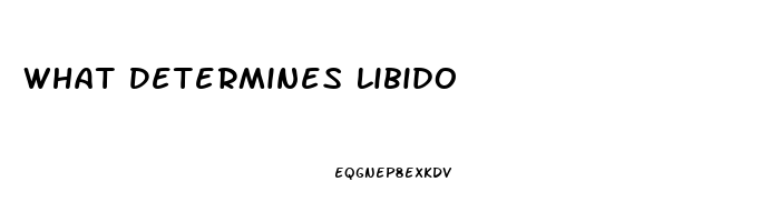 What Determines Libido