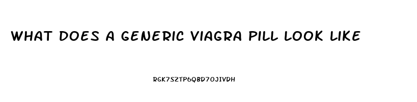 What Does A Generic Viagra Pill Look Like