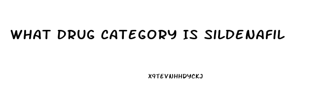 What Drug Category Is Sildenafil