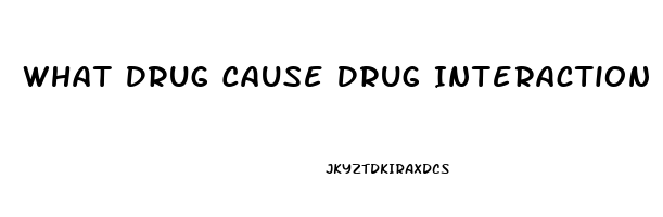What Drug Cause Drug Interaction With Sildenafil