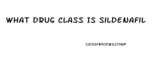 What Drug Class Is Sildenafil