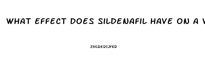 What Effect Does Sildenafil Have On A Woman