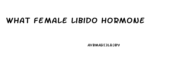 What Female Libido Hormone