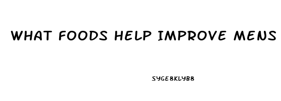 What Foods Help Improve Mens Impotence