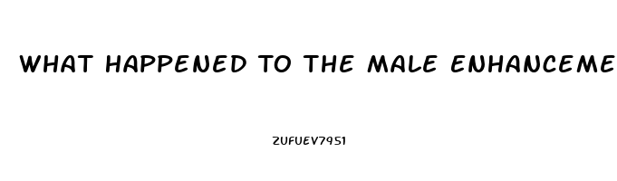 What Happened To The Male Enhancement Pill