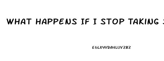 What Happens If I Stop Taking Sildenafil