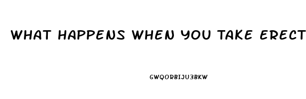 What Happens When You Take Erection Pills With Vodka