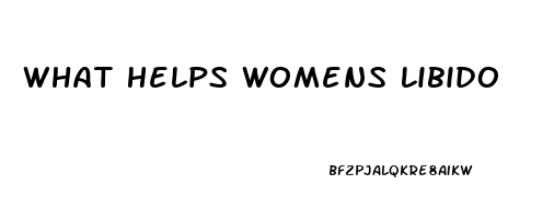 What Helps Womens Libido