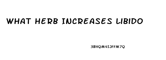 What Herb Increases Libido