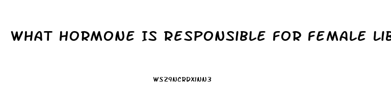 What Hormone Is Responsible For Female Libido