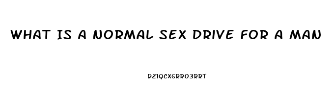 What Is A Normal Sex Drive For A Man