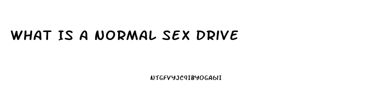 What Is A Normal Sex Drive