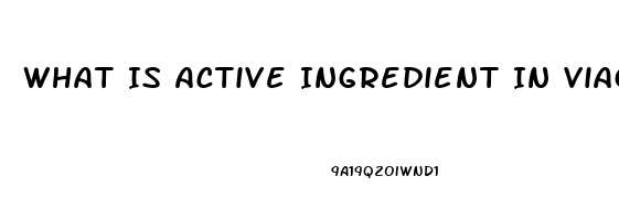 What Is Active Ingredient In Viagra