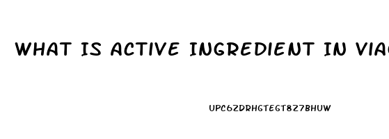 What Is Active Ingredient In Viagra