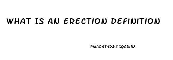 What Is An Erection Definition