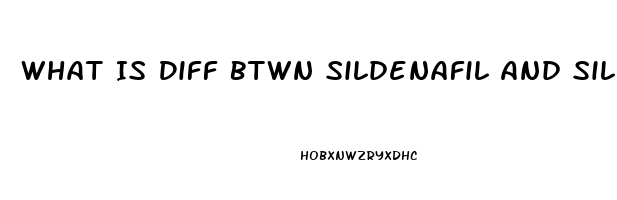 What Is Diff Btwn Sildenafil And Sildenafil Citrate