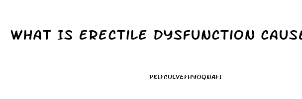 What Is Erectile Dysfunction Causes