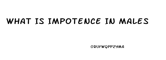 What Is Impotence In Males