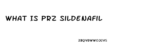 What Is Prz Sildenafil