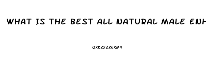 What Is The Best All Natural Male Enhancement Pill