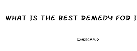 What Is The Best Remedy For Impotence