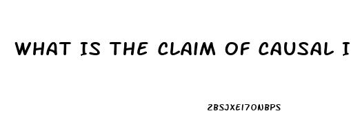 What Is The Claim Of Causal Impotence