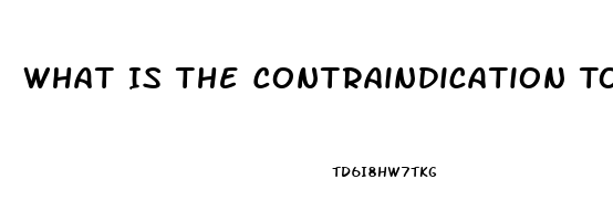 What Is The Contraindication To Sildenafil Citrate Administration
