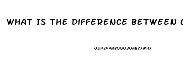 What Is The Difference Between Cialis And Sildenafil