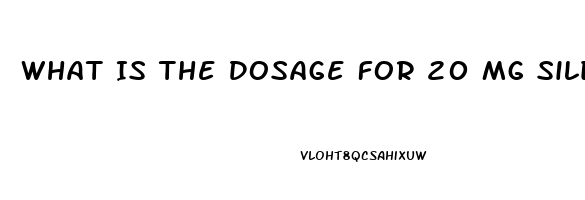 What Is The Dosage For 20 Mg Sildenafil