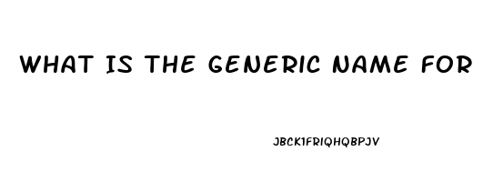 What Is The Generic Name For Sildenafil Citrate