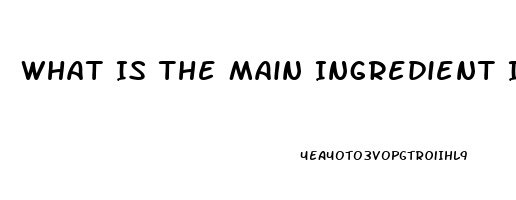 What Is The Main Ingredient In Viagra