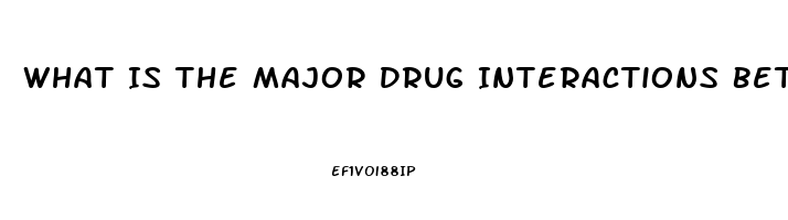 What Is The Major Drug Interactions Between Phosphodiesterase Inhibitor Drugs Such As Sildenafil