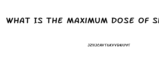 What Is The Maximum Dose Of Sildenafil