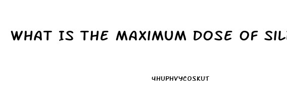 What Is The Maximum Dose Of Sildenafil That Should Be Taken