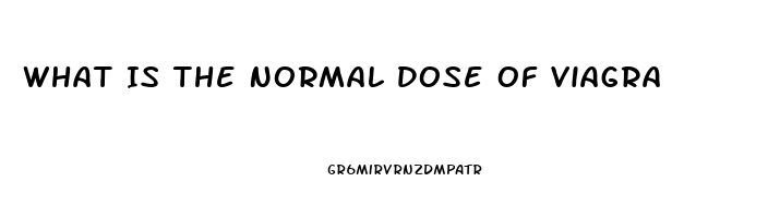 What Is The Normal Dose Of Viagra